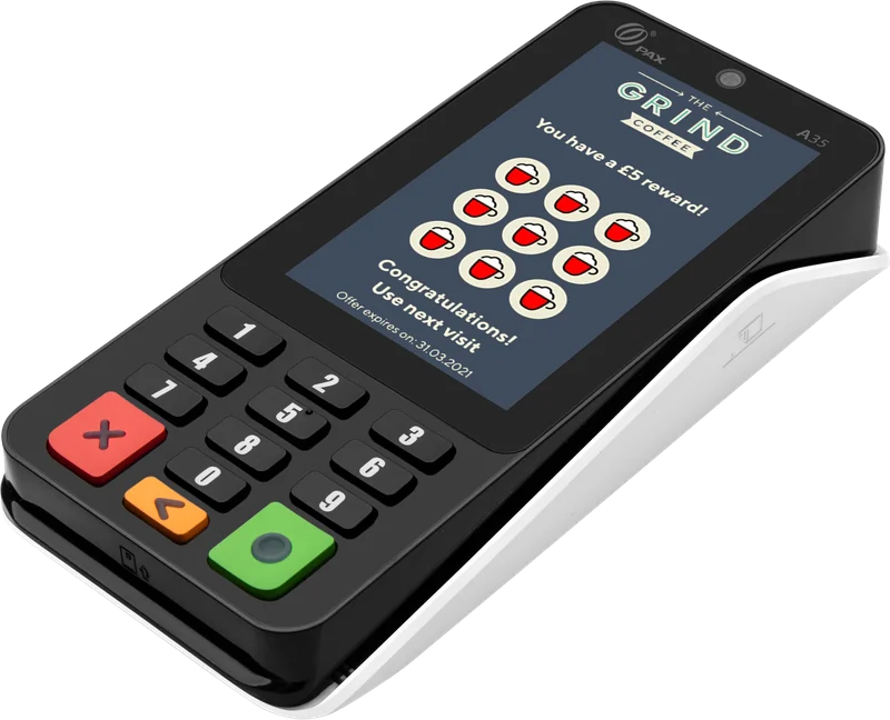PAX A35 Android PIN pad for multilane retail