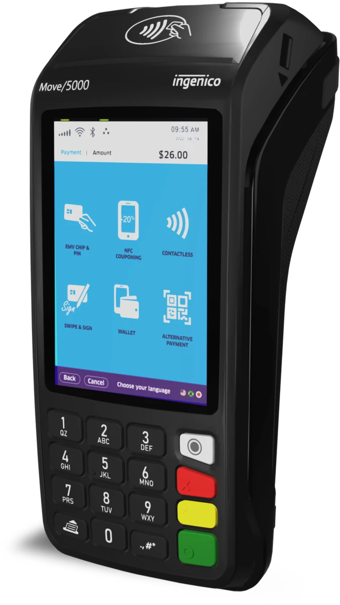 Ingenico Move/5000 portable EFTPOS terminal