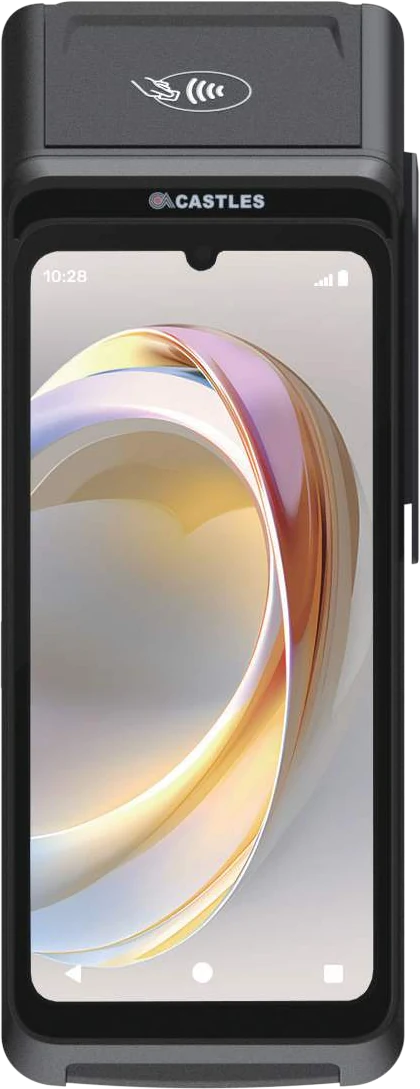 Castles S1F4CT countertop Android payment terminal