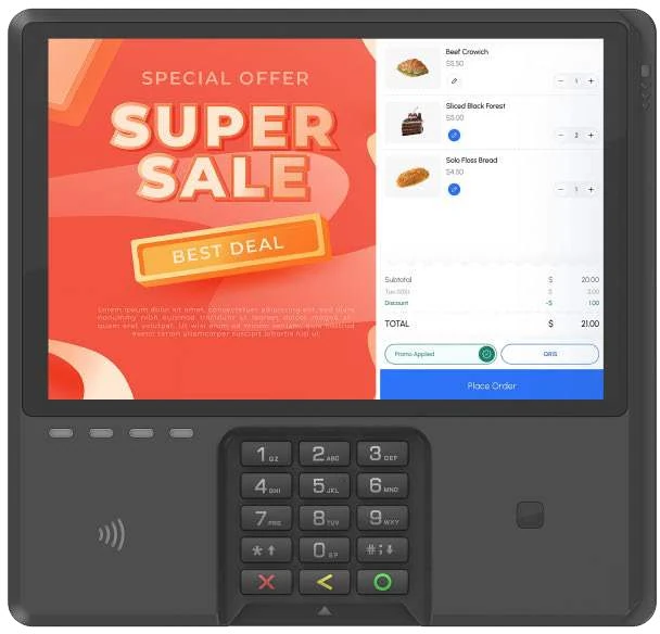 Castles S2L multilane customer-facing payment terminal
