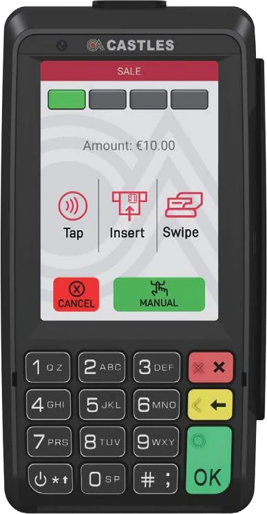 Castles V1P 3.5 wired PIN pad